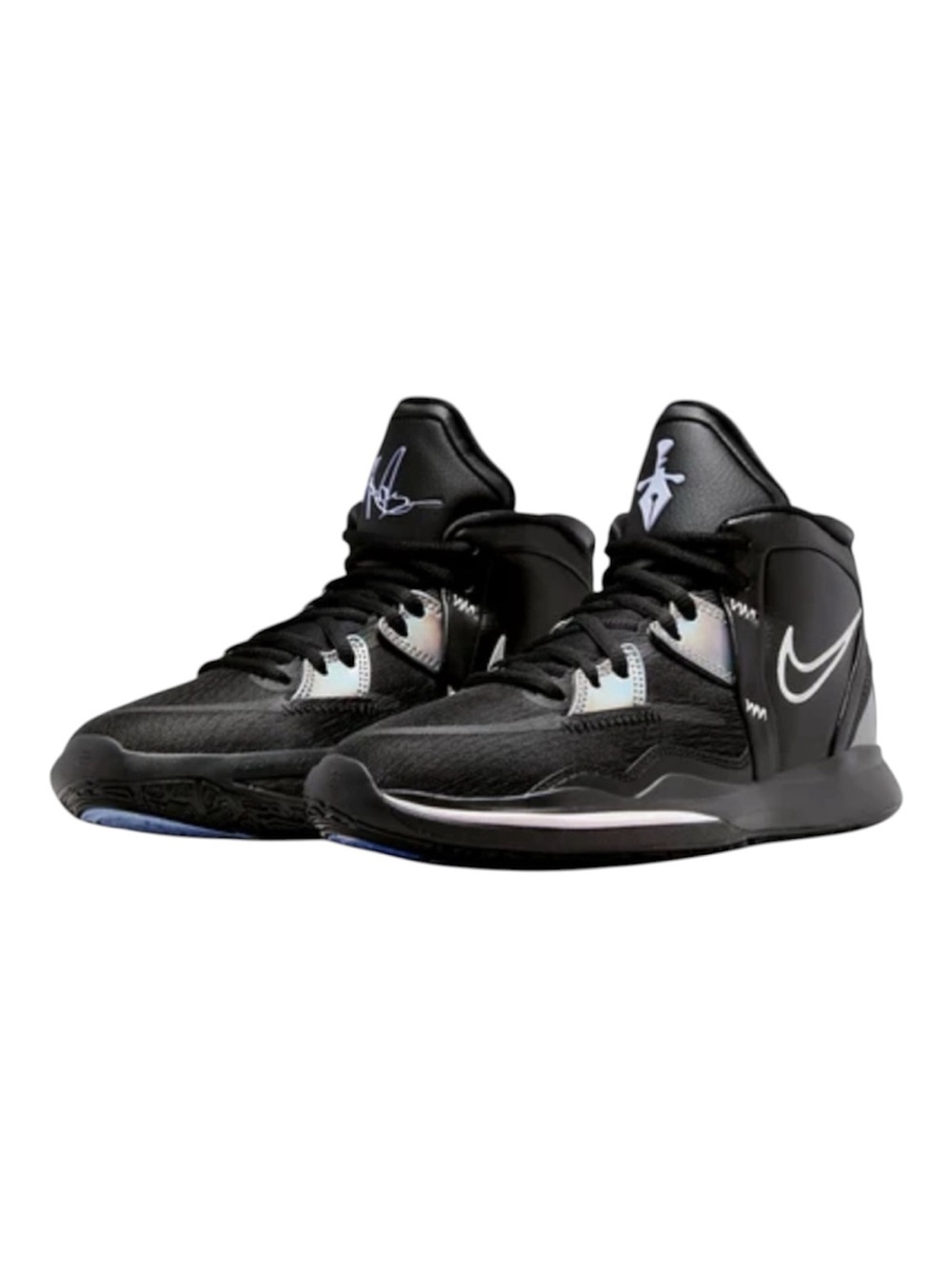 Nike Kyrie Infinity GS Black Metallic Silver Shoes 4.5Y Fits Women 6 DD0334